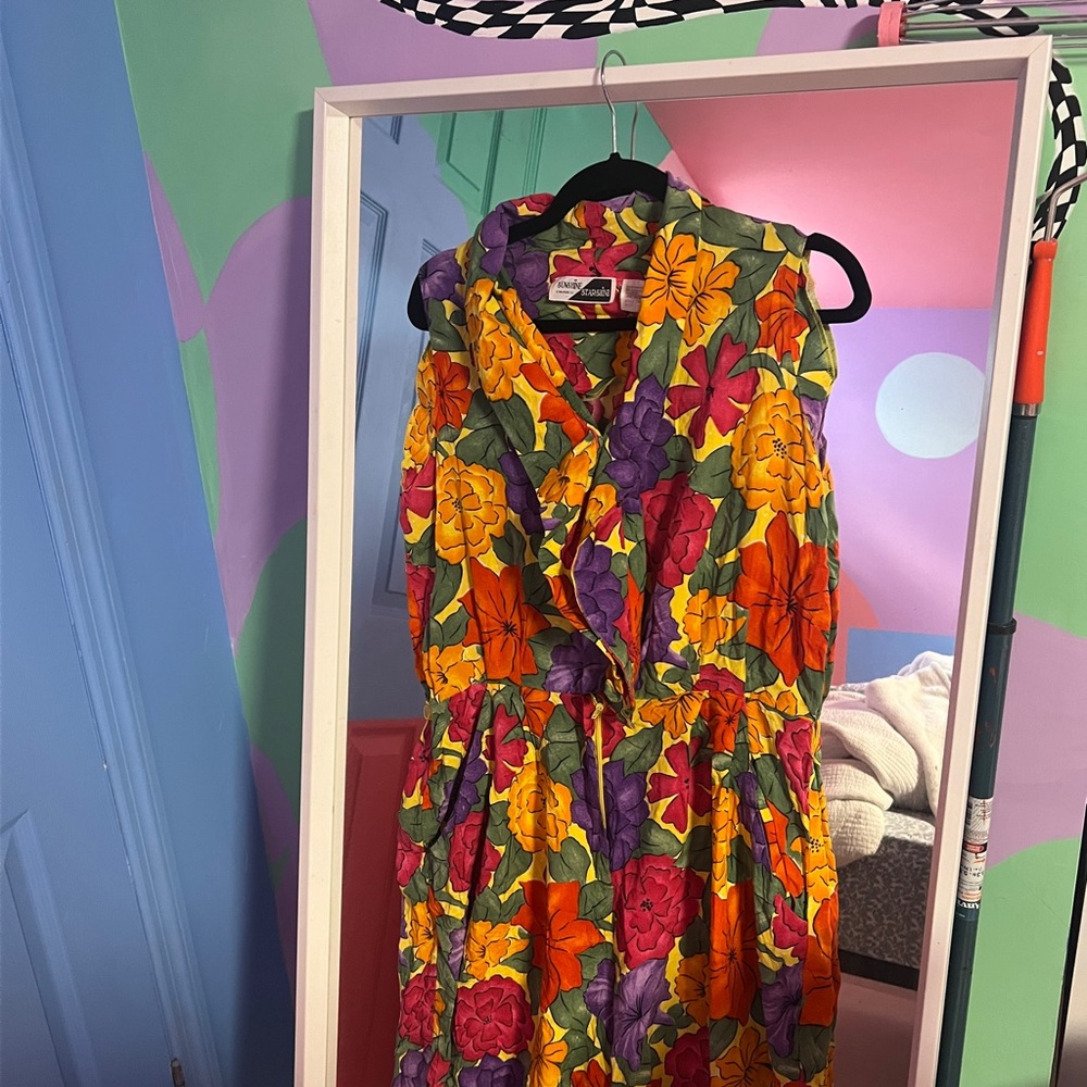 Floral Sleeveless Romper